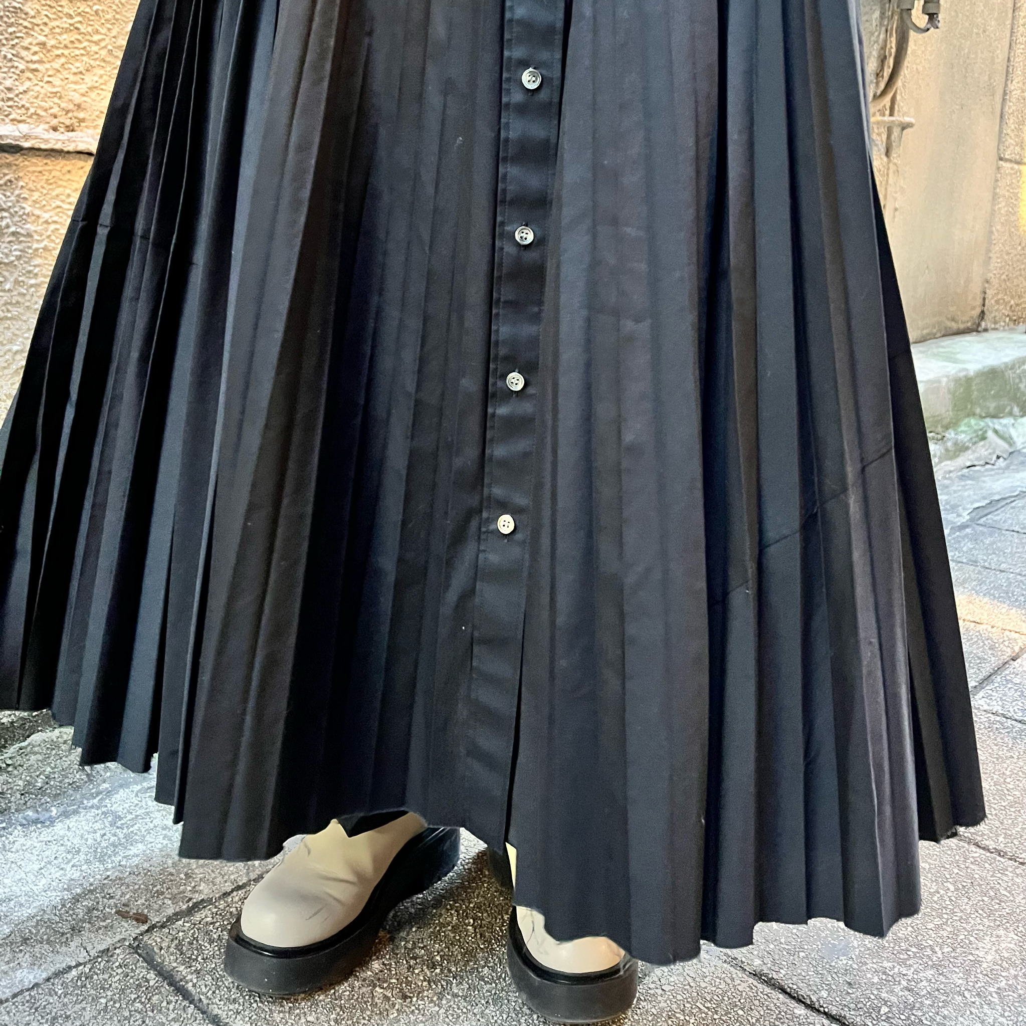 sacai/サカイ】ニットライダースドッキングプリーツワンピース【買取